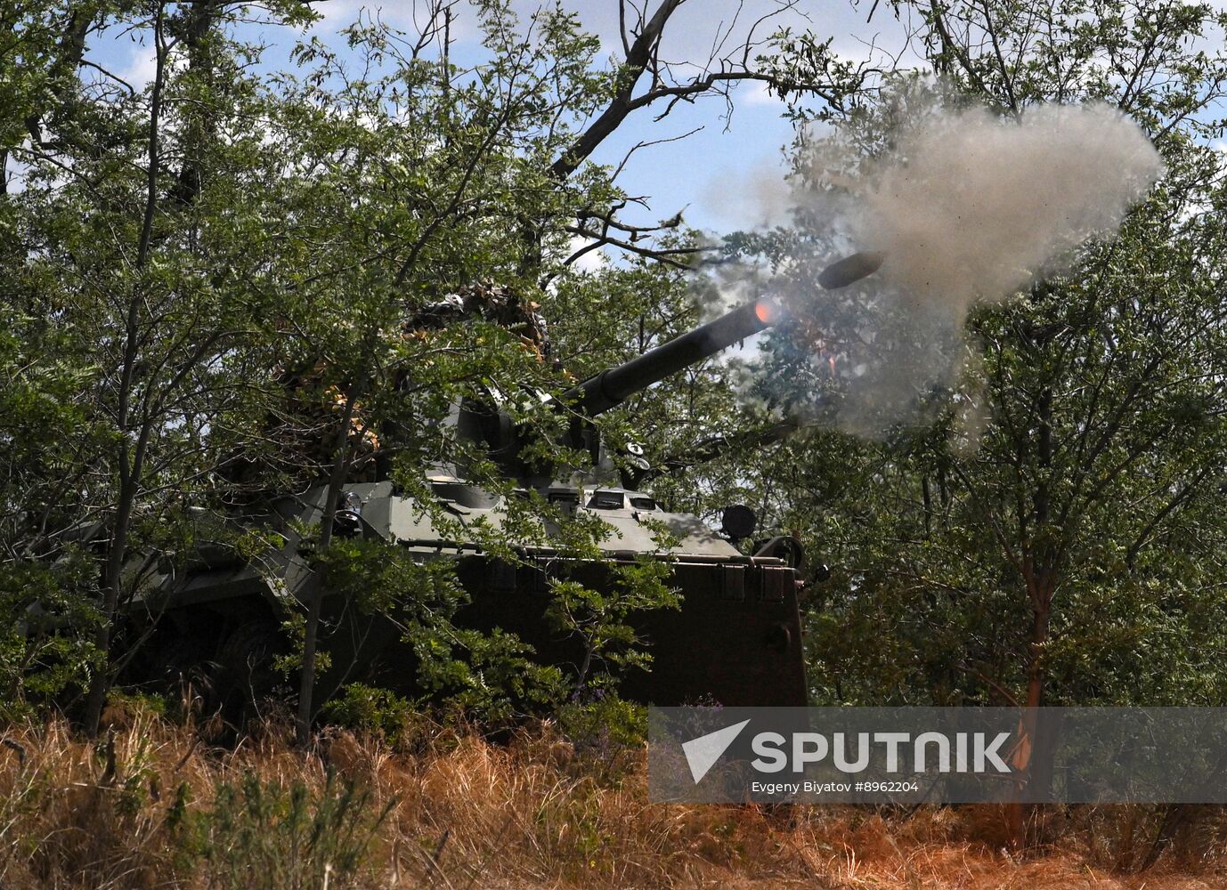 Russia Ukraine Military Operation Artillery Units
