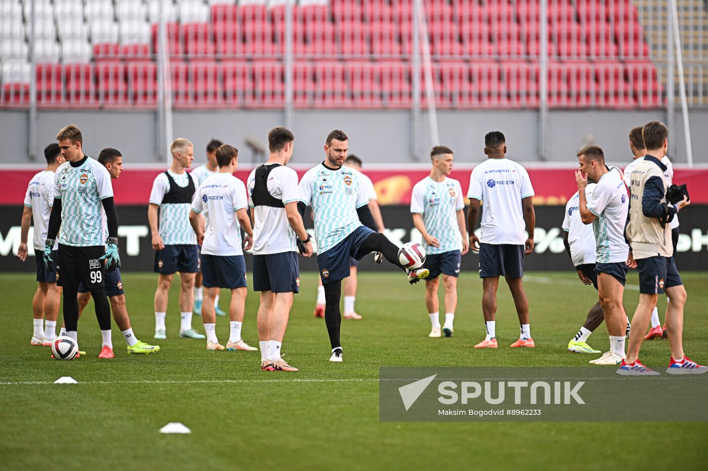 Russia Soccer Supercup CSKA Training