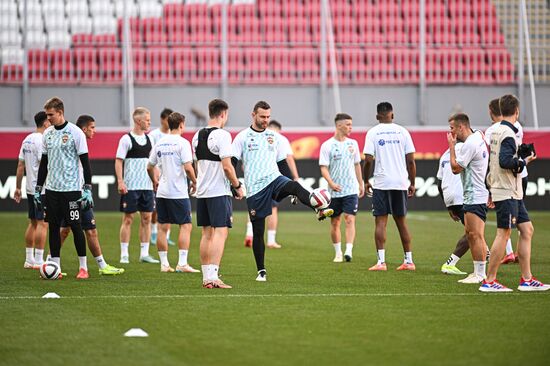 Russia Soccer Supercup CSKA Training