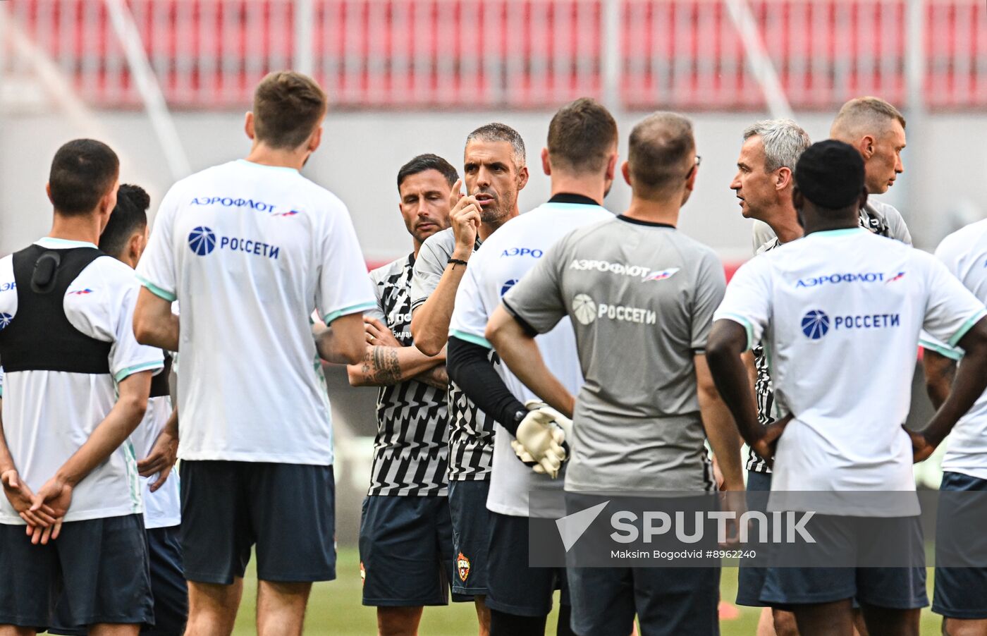 Russia Soccer Supercup CSKA Training