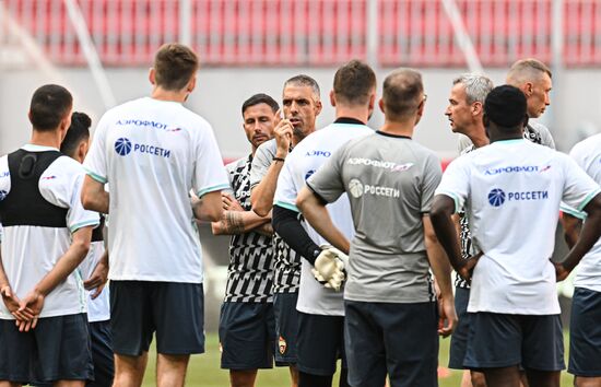 Russia Soccer Supercup CSKA Training