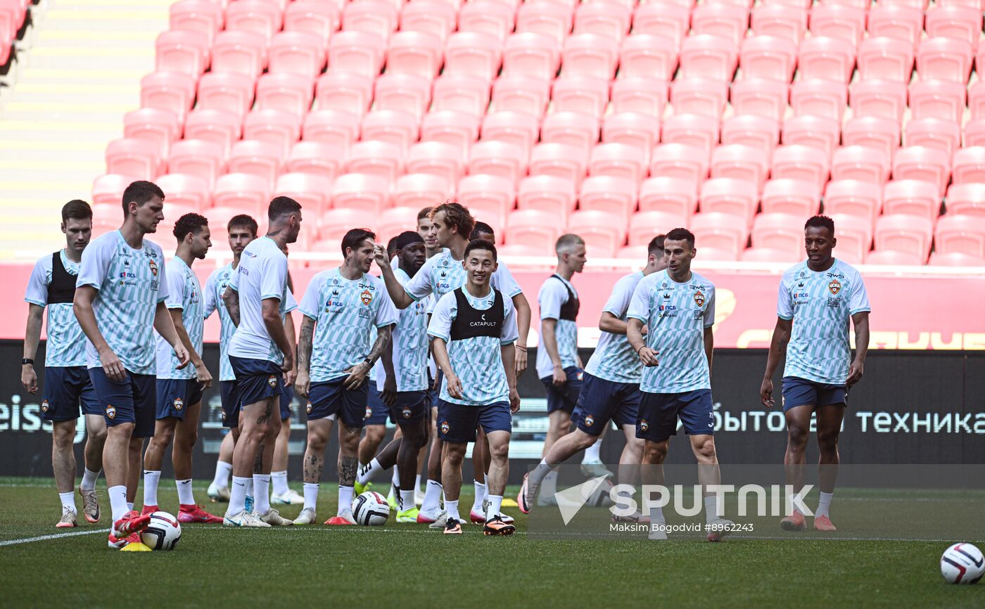 Russia Soccer Supercup CSKA Training