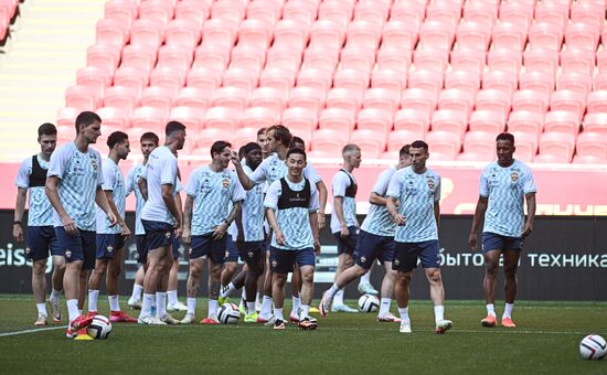 Russia Soccer Supercup CSKA Training