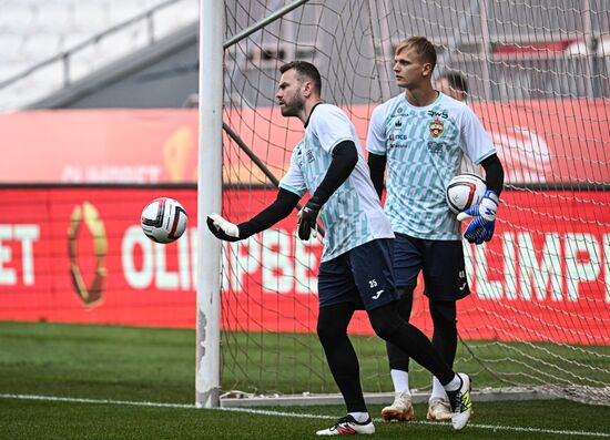 Russia Soccer Supercup CSKA Training