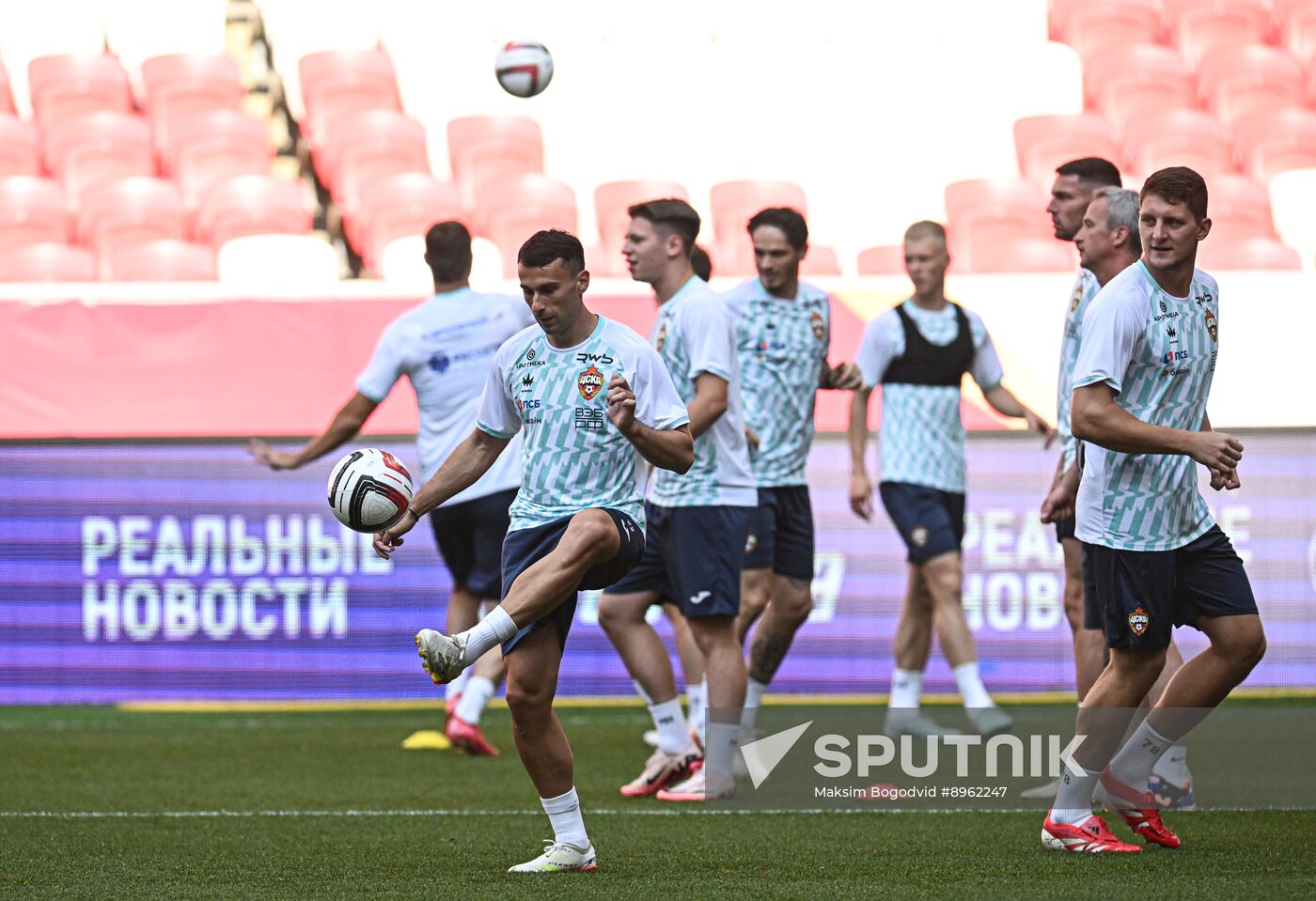 Russia Soccer Supercup CSKA Training