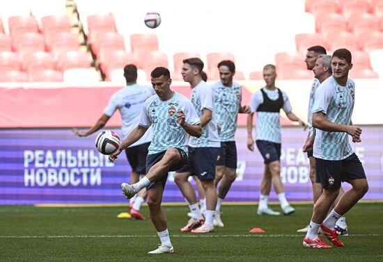 Russia Soccer Supercup CSKA Training