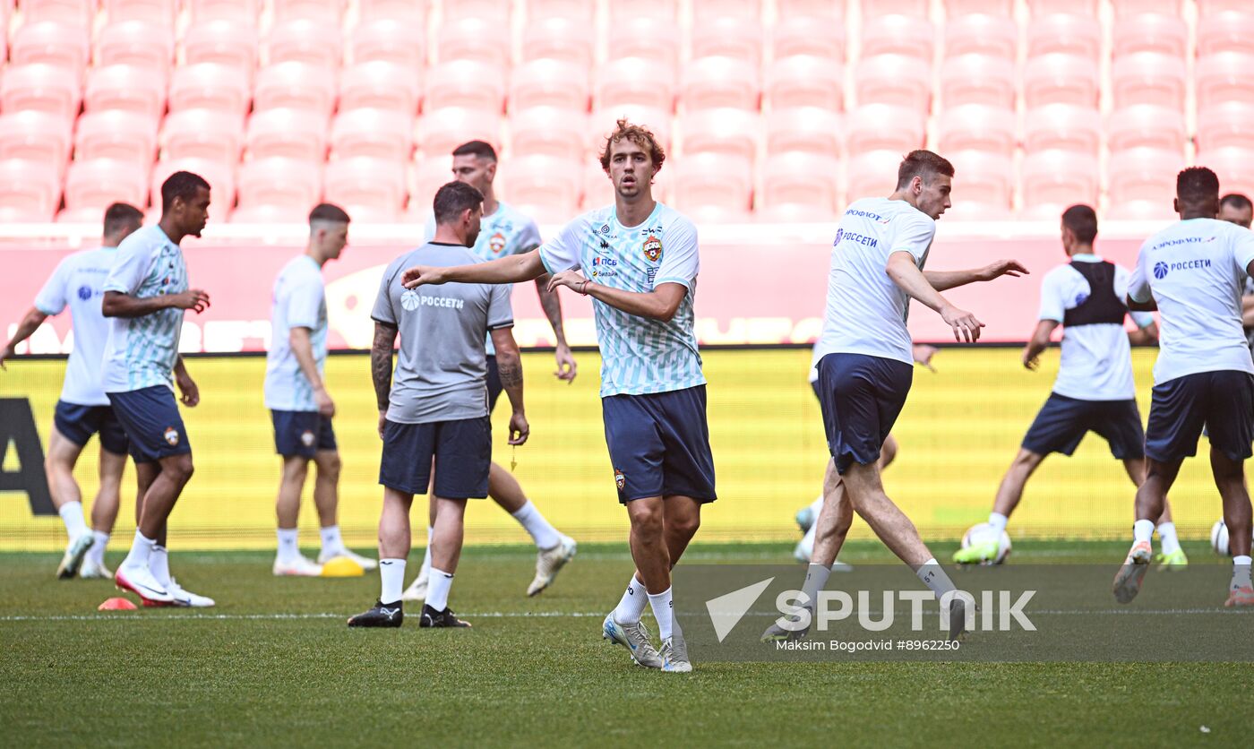 Russia Soccer Supercup CSKA Training