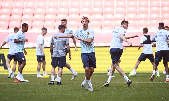 Russia Soccer Supercup CSKA Training