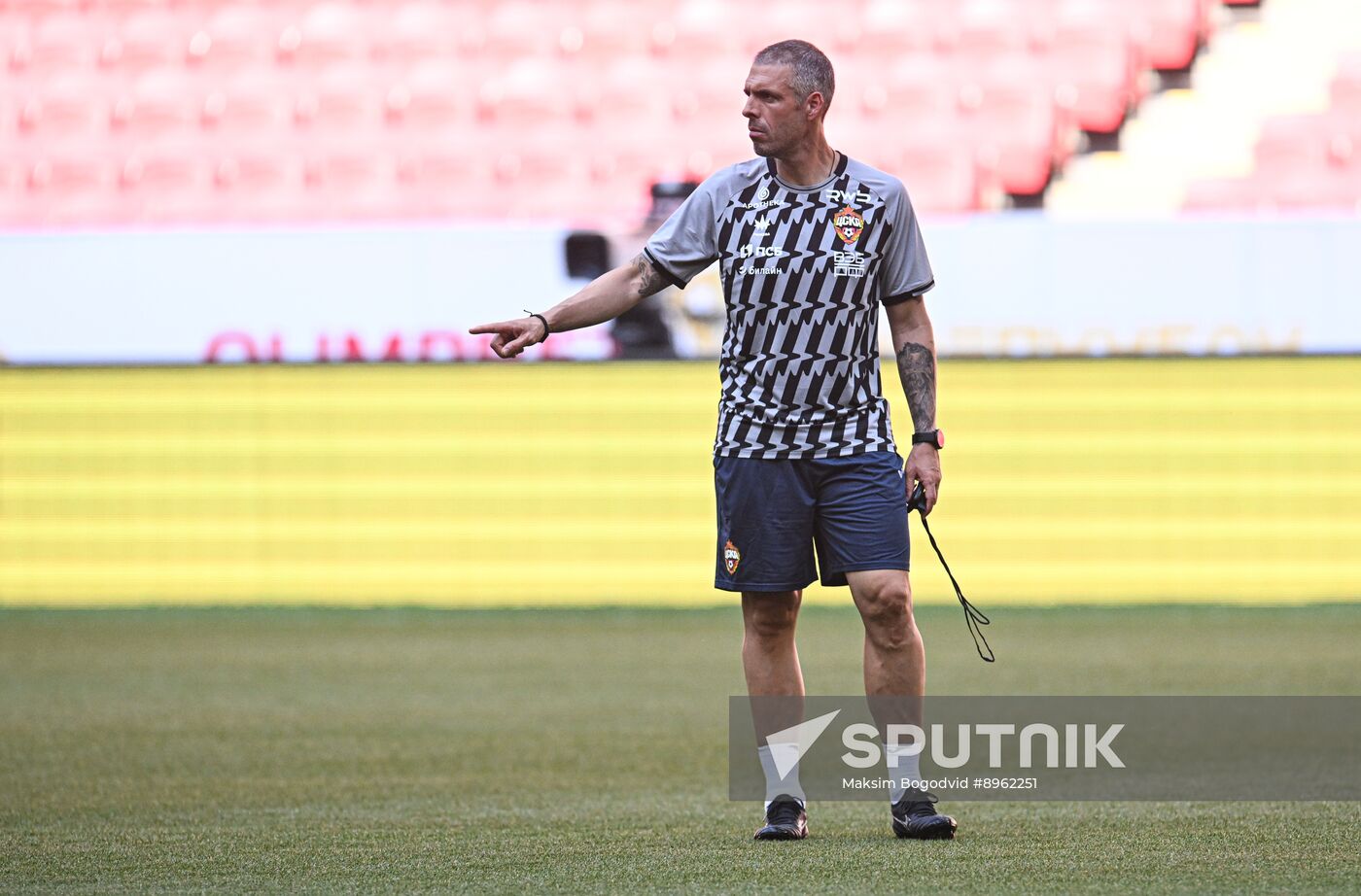 Russia Soccer Supercup CSKA Training