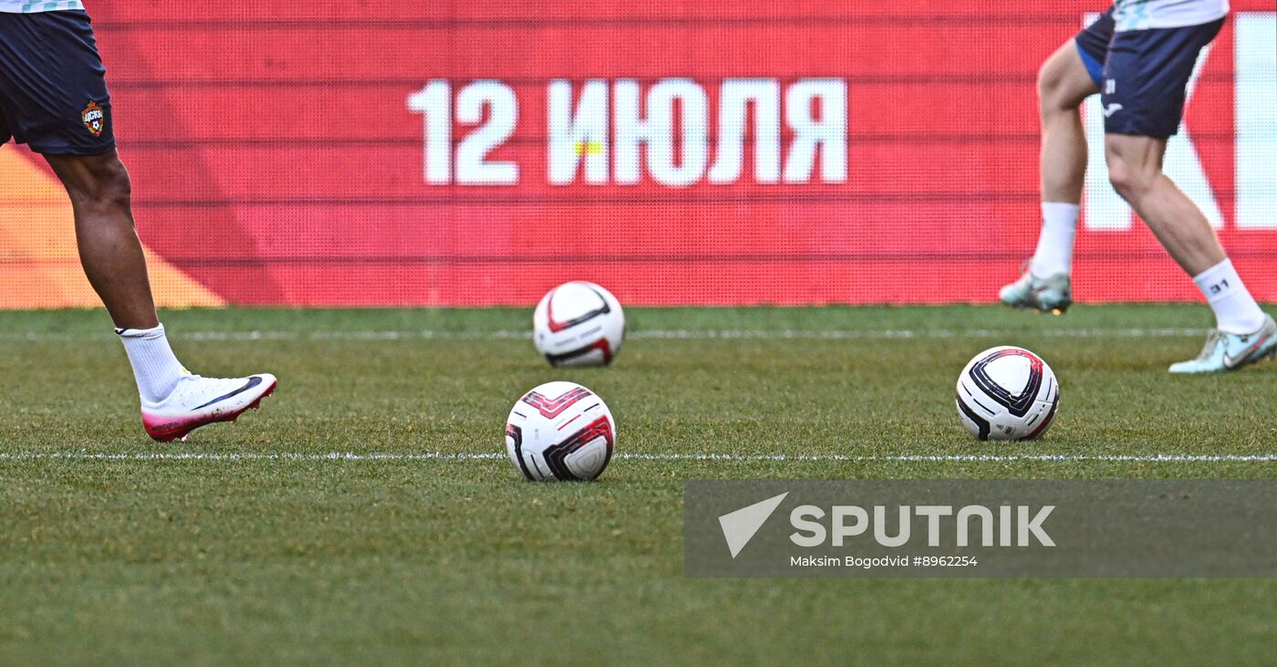 Russia Soccer Supercup CSKA Training