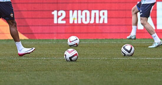 Russia Soccer Supercup CSKA Training