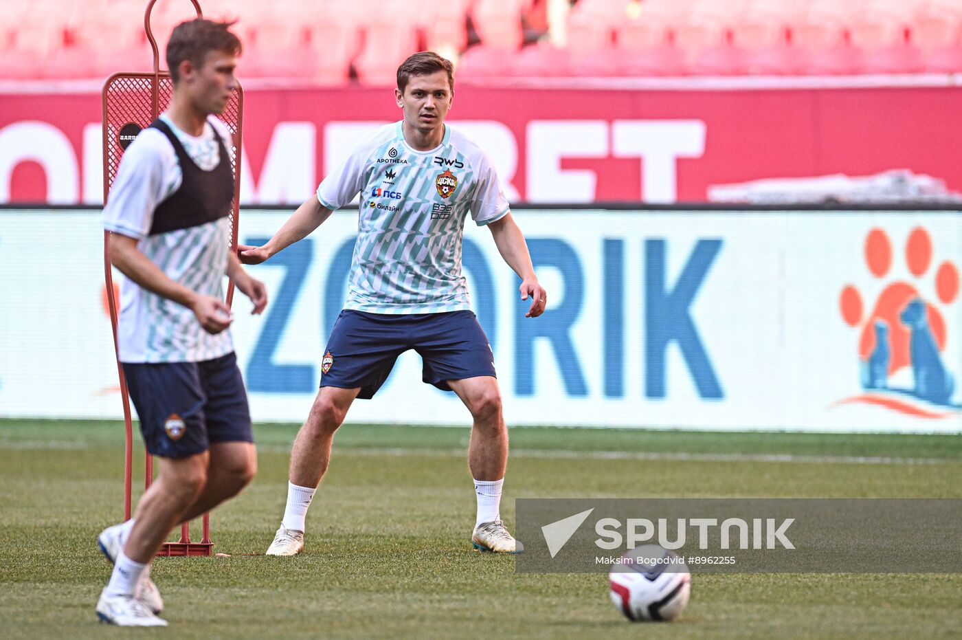 Russia Soccer Supercup CSKA Training