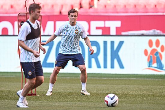 Russia Soccer Supercup CSKA Training