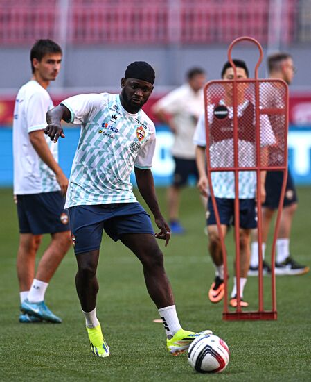 Russia Soccer Supercup CSKA Training
