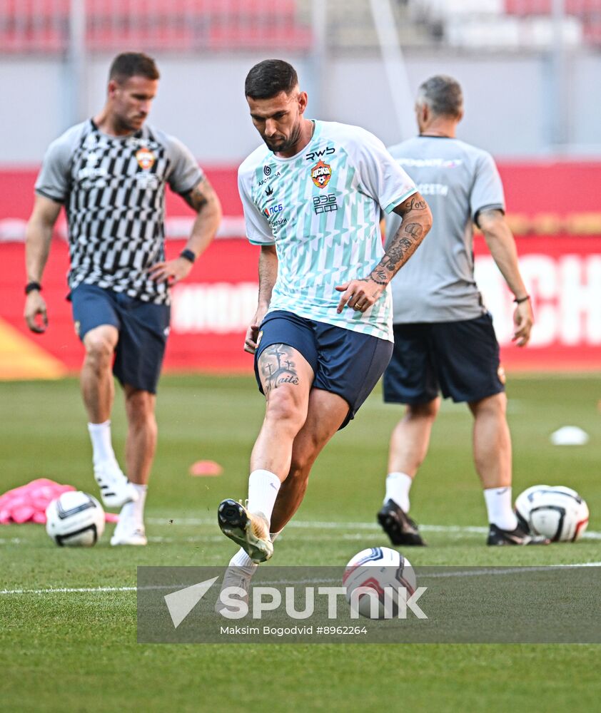 Russia Soccer Supercup CSKA Training