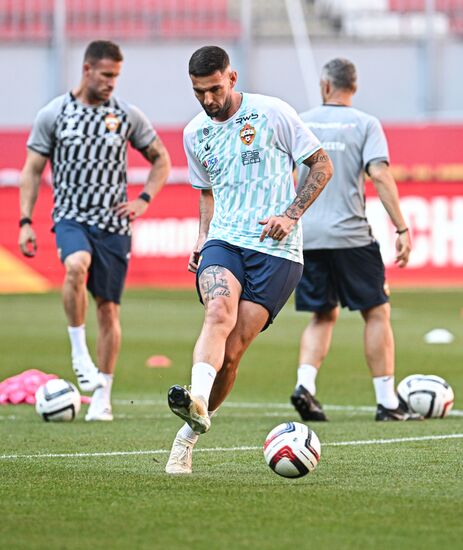 Russia Soccer Supercup CSKA Training