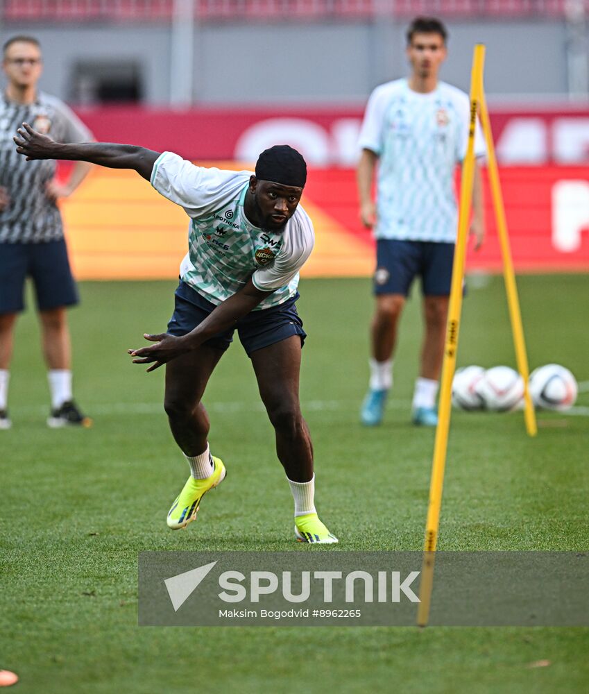 Russia Soccer Supercup CSKA Training