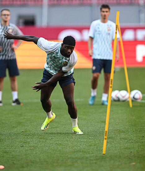 Russia Soccer Supercup CSKA Training