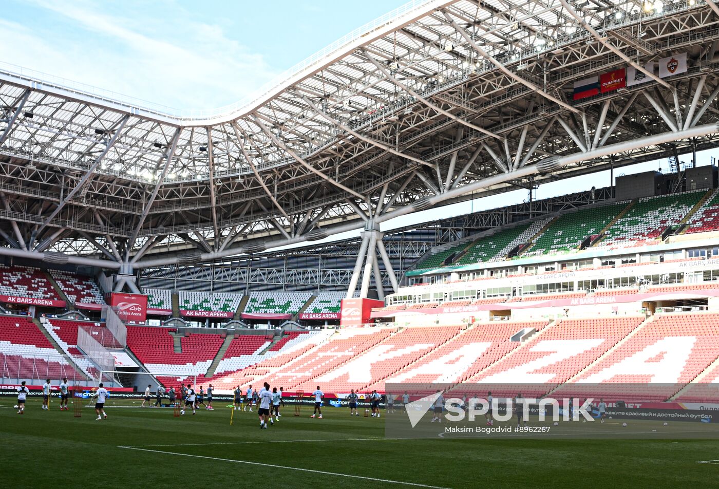 Russia Soccer Supercup CSKA Training