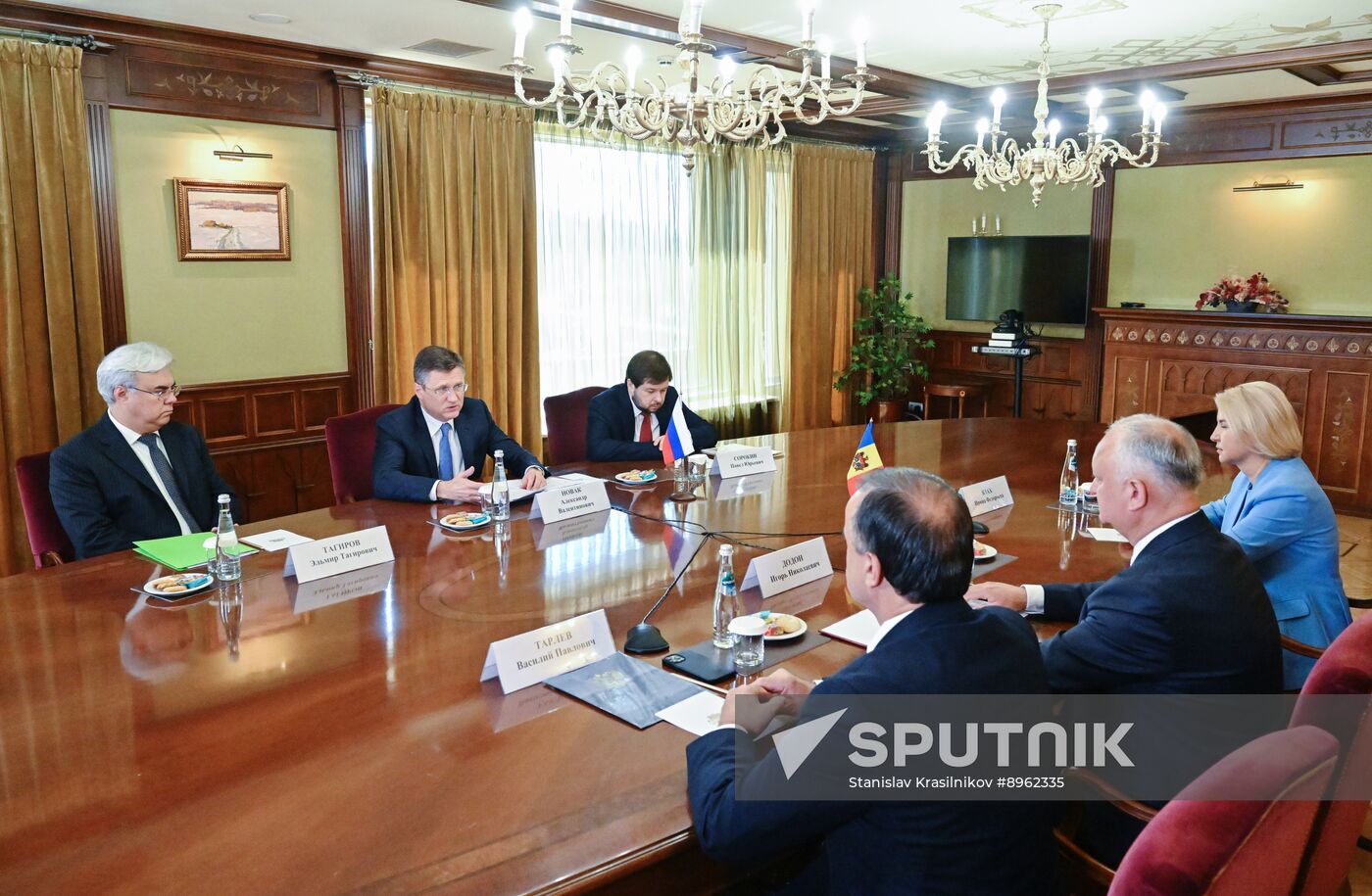 Russia Moldova Opposition Parties Novak