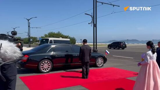 Lavrov arrives for talks with his DPRK counterpart, Choe Son Hui