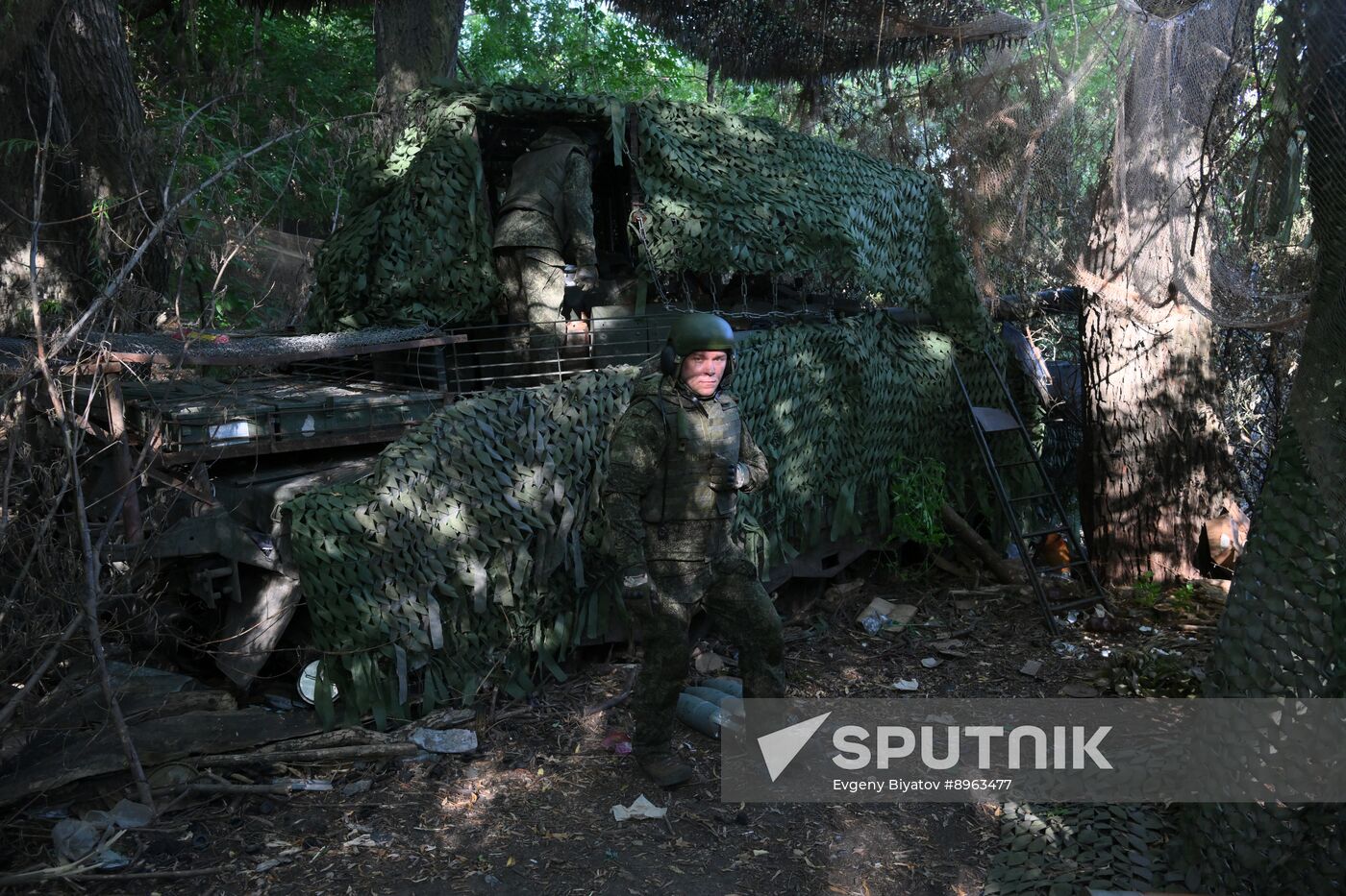Russia Ukraine Military Operation Tank Unit