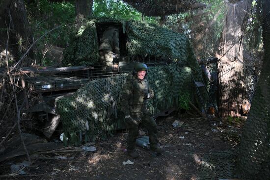 Russia Ukraine Military Operation Tank Unit