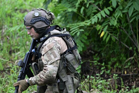 Russia Navy Marines Drills