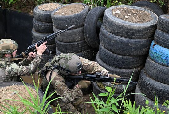Russia Navy Marines Drills