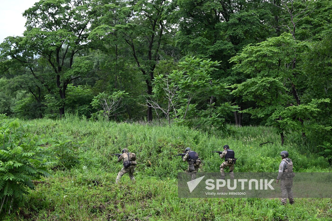 Russia Navy Marines Drills