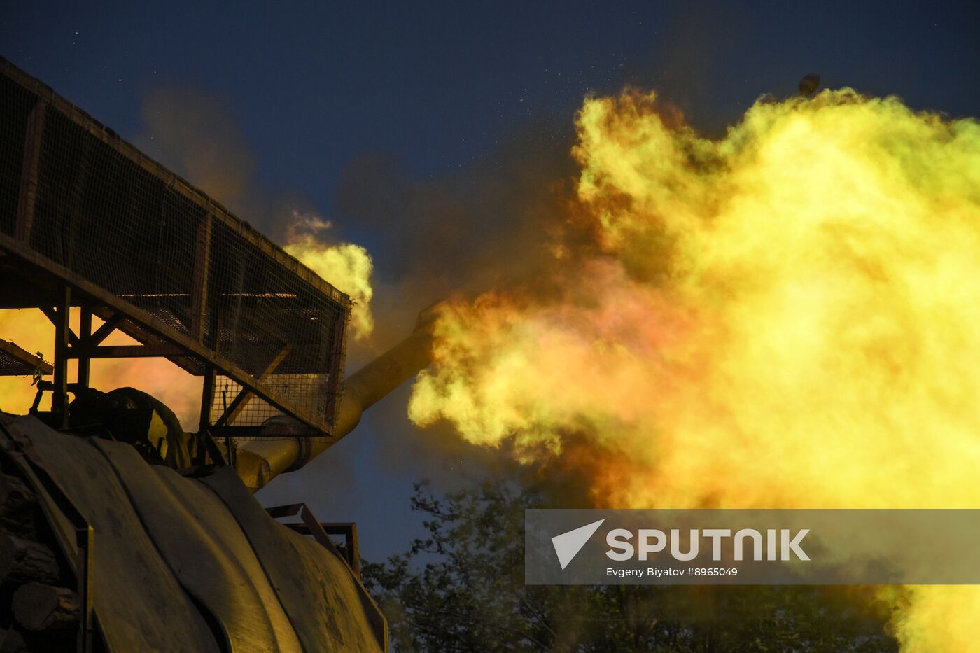 Russia Ukraine Military Operation Artillery Unit