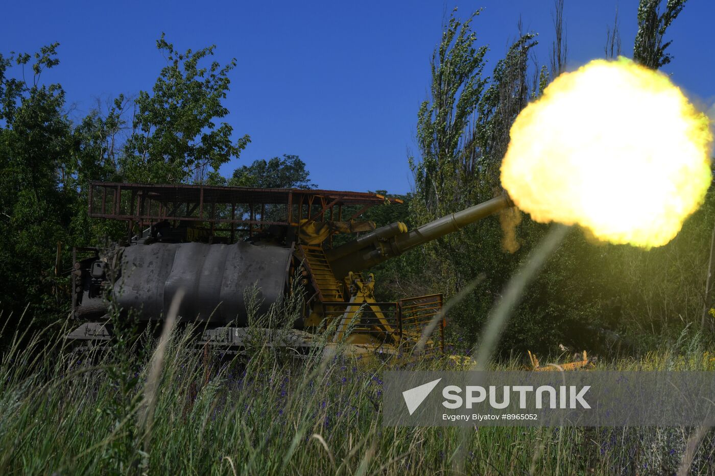 Russia Ukraine Military Operation Artillery Unit