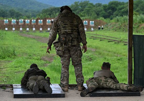 Russia Navy Marines Drills