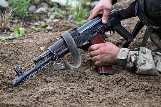 Russia Navy Marines Drills