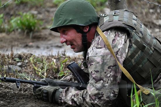 Russia Navy Marines Drills