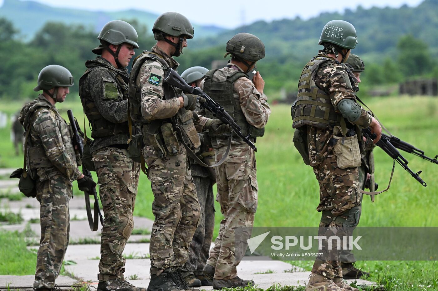 Russia Navy Marines Drills