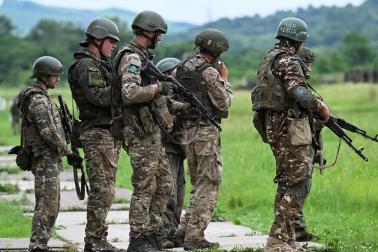 Russia Navy Marines Drills