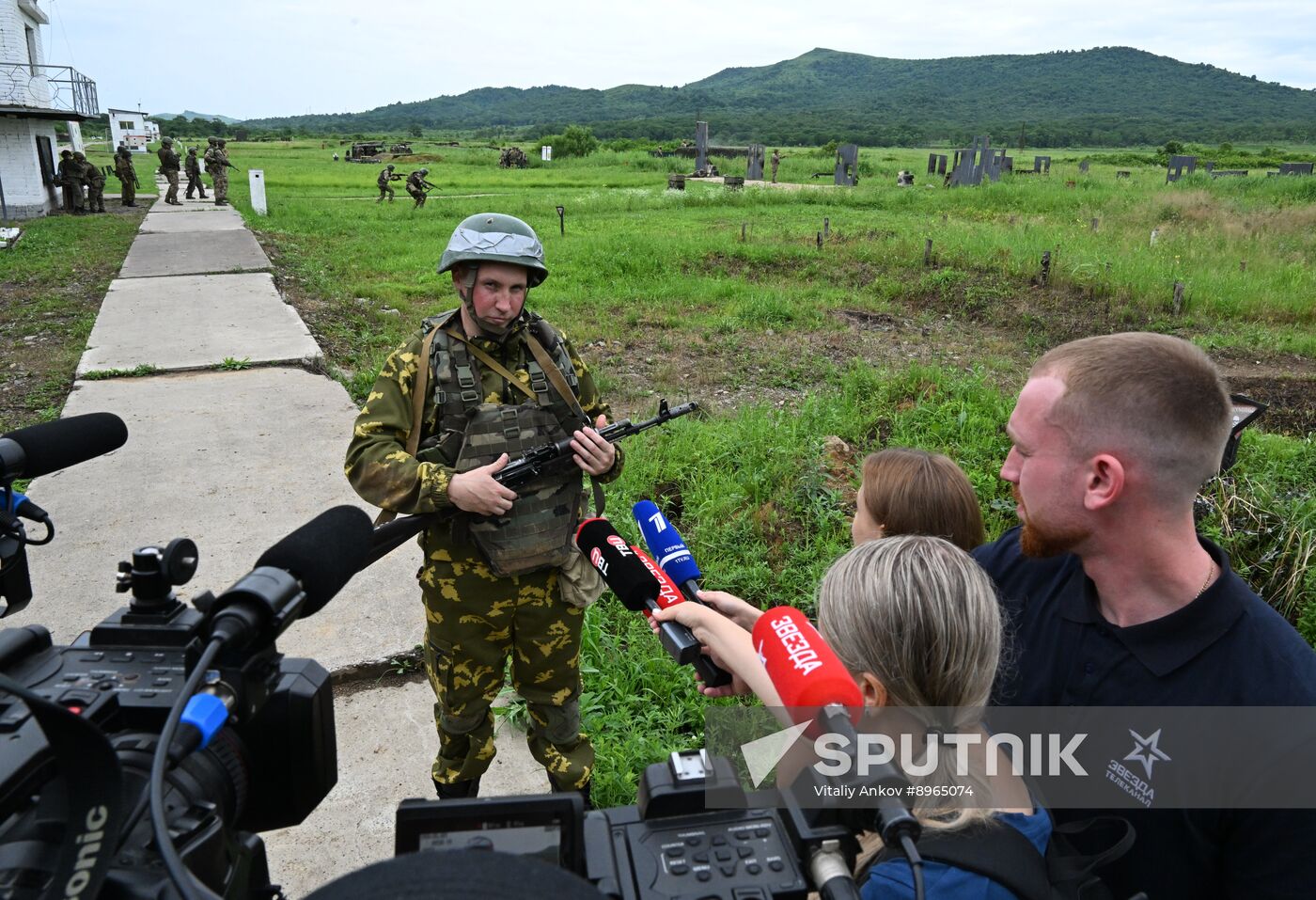 Russia Navy Marines Drills