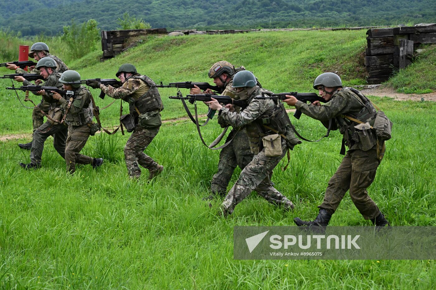 Russia Navy Marines Drills