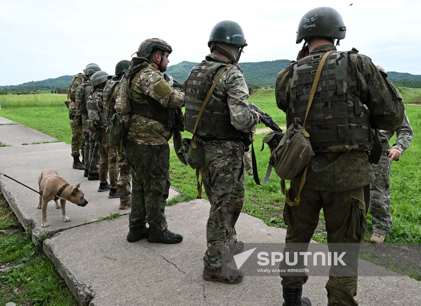Russia Navy Marines Drills