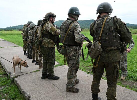 Russia Navy Marines Drills