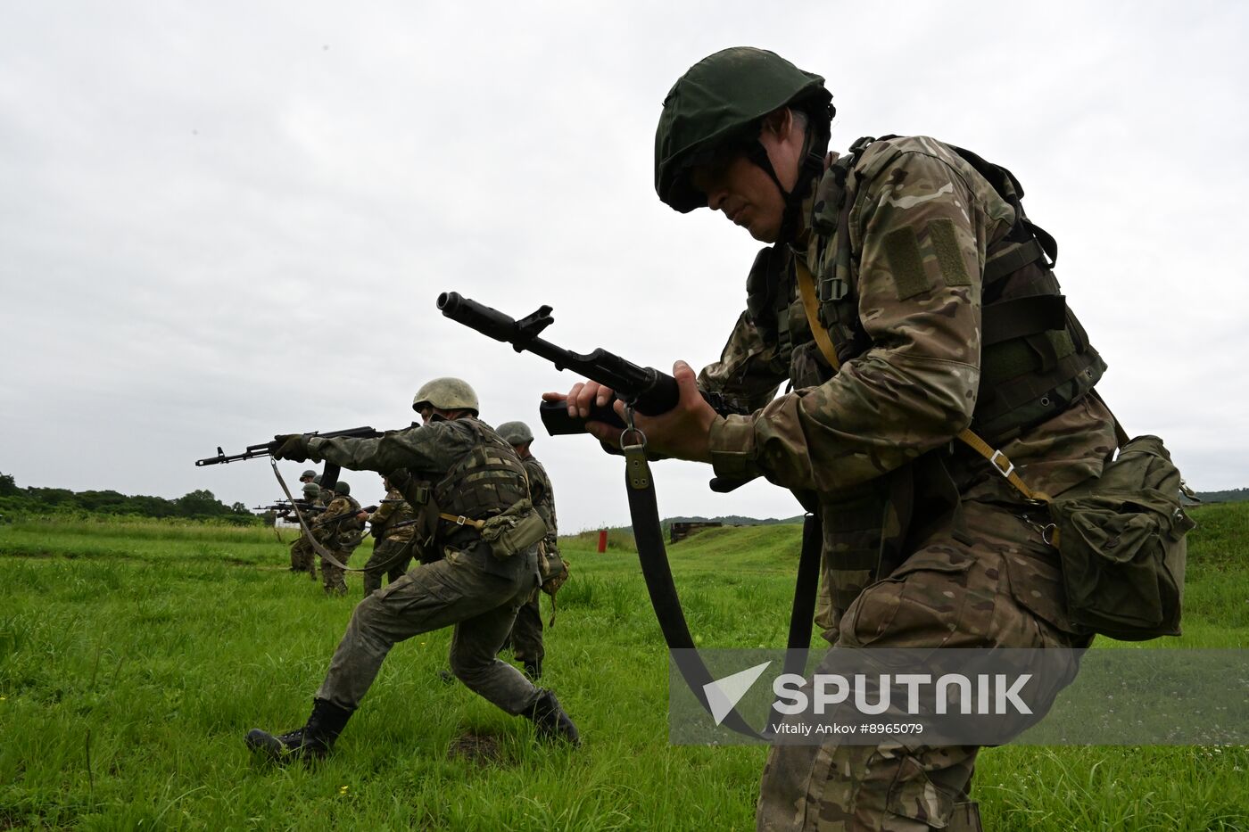Russia Navy Marines Drills