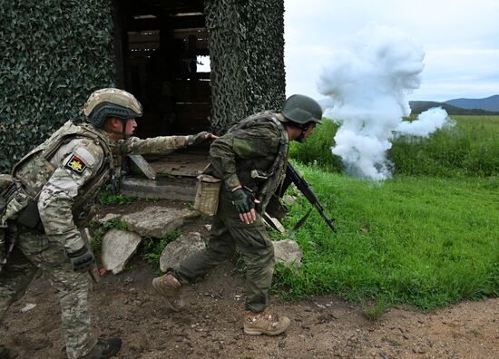 Russia Navy Marines Drills