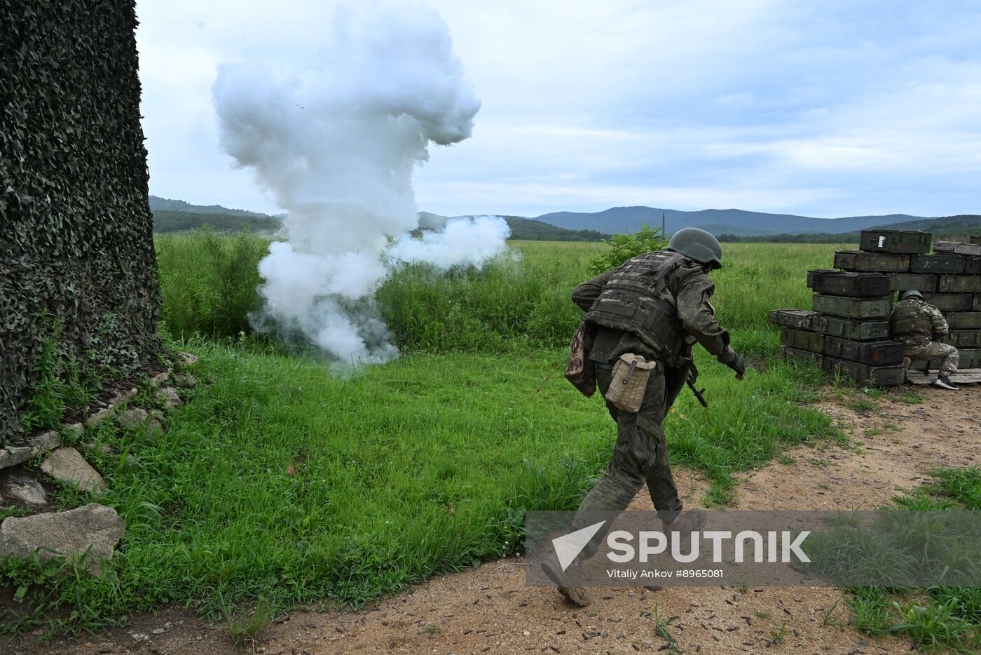 Russia Navy Marines Drills