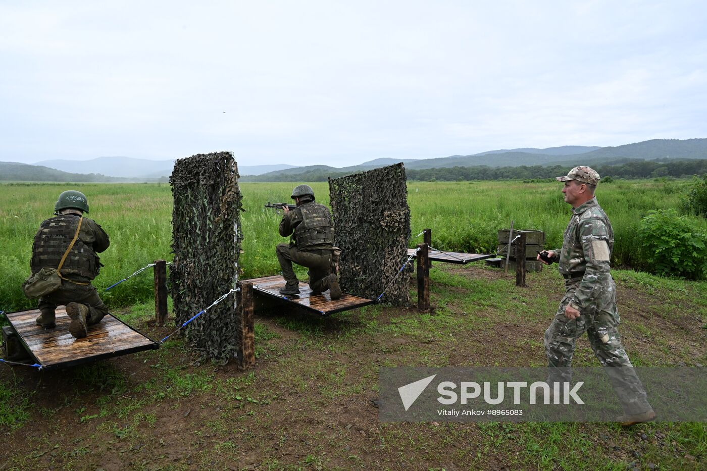 Russia Navy Marines Drills