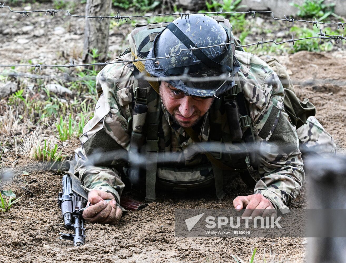 Russia Navy Marines Drills