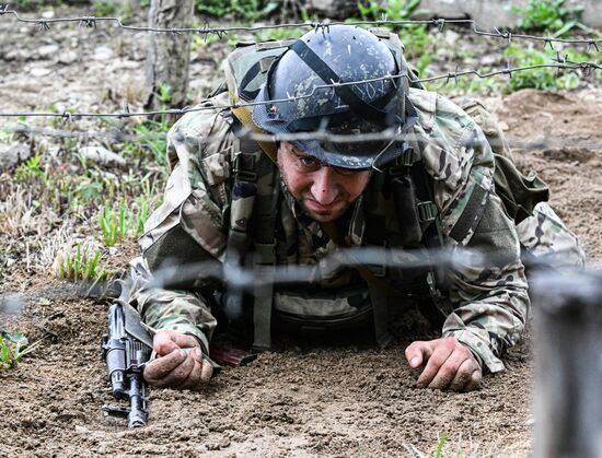Russia Navy Marines Drills