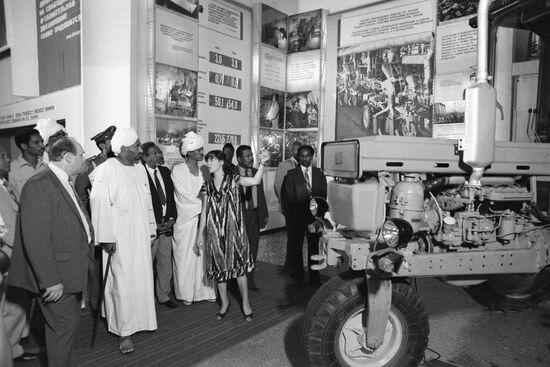 Prime Minister of Sudan Sadiq al-Mahdi visits USSR