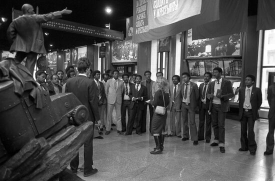 Representatives of Ethiopian trade unions visit USSR