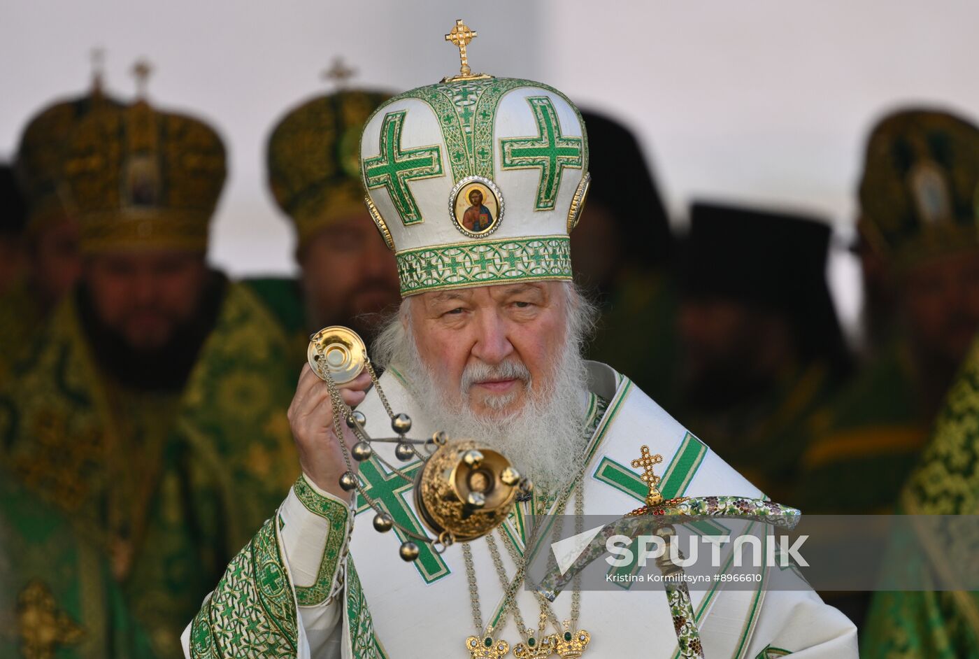 Russia Religion St Sergius Relics Uncovering Feast